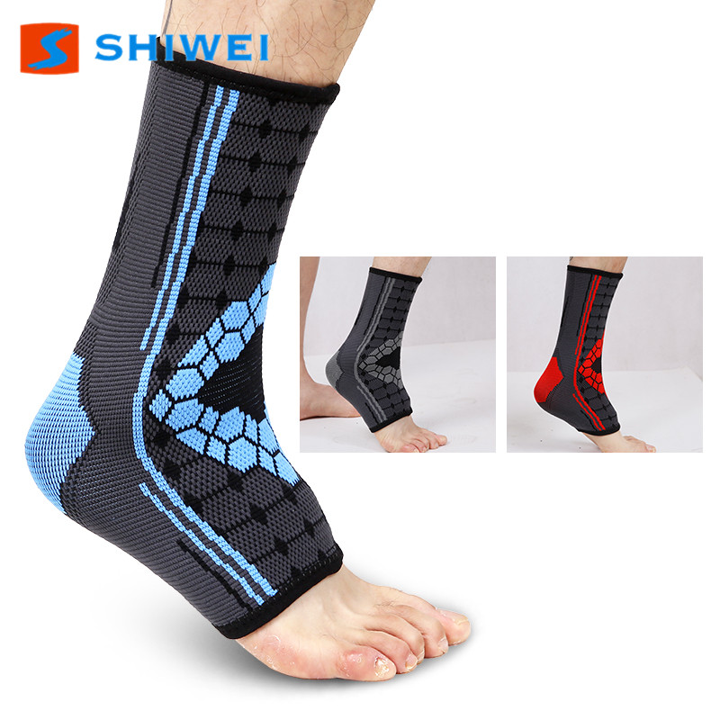 SHIWEI-3007 # спортивный трикотажный компрессионный фиксатор поддержки лодыжки рукав лодыжки