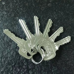Clés vierges en alliage de zinc, 6 pièces, installation facile pour porte de sécurité - Product Image 2