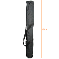Trépied de support d'enceinte photo flexible grande taille CNBear K-306-1B-BG de haute qualité fabriqué à Taïwan, longueur de rangement 107 cm, avec sac de transport en nylon