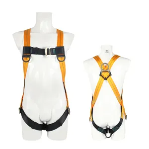 Full Body Protection Fall Protection Safety Rope Safety Belt Outdoor High Altitude Protection Body Safety Harness