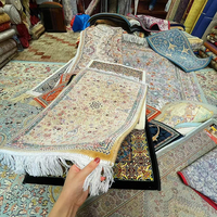 Tapis de Sol Grande Taille Style Turc Moyen-Orient en Tissu Polyester pour Décoration d'Intérieur