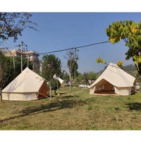 Yurt Safari YJHOME, tente cloche pour fêtes et mariages en plein air, 3-6m, 4 saisons, toile de coton imperméable, ouverture rapide, tente de glamping de luxe