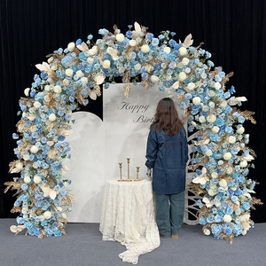 Promise OEM Custom Size Artificial Flower <b>Arch</b> Wholesale HighQuality Silk Flower <b>Arch</b> for Weddings & Events - Product Image 2