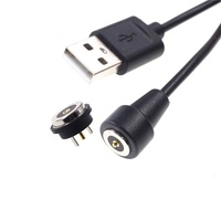 Garantía de calidad Conector magnético redondo de 8,5mm de diámetro Conector magnético Pogo Pin Cable USB de acoplamiento para dispositivos portátiles
