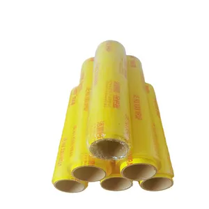 Fábrica al por mayor de alta calidad Wrap PVC Cling Film PVC Stretch Film Rollo de plástico Película Grado alimenticio