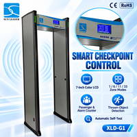 Détecteur de métaux portable SUN LEADER à 33 zones pour la sécurité des expositions, des concerts et des événements XLD-G1