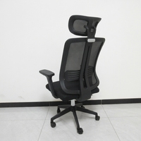 Chaise de bureau ergonomique en maille ALINUNU à prix de gros avec appui-tête et soutien lombaire