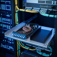 Boîtier de terminaison fibre optique monomode LC Duplex 8 ports 16 fibres XINHAOZE avec boîtier métallique pour terminaison murale intérieure
