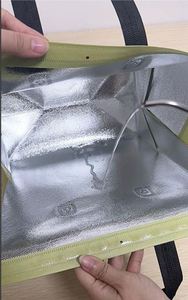 Sac isotherme jetable en non-tissé biodégradable et écologique pour la distribution extérieure de crème glacée au thé au lait chaud - Product Image 3