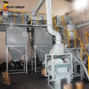 Waste Lithium Battery Recycling Equipment SUNY GROUP Environmental Waste Battery Recycle Plant Lithium Battery Recycling Equipment