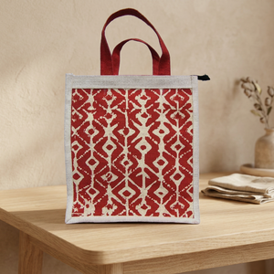 Bolsas de Compra de Yute con Asas Medianas, Plegables, con Diseño de Pata de Gallo, Recicladas y Naturales, a Precio Económico, Fabricante Exportador de Bangladesh - Product Image 2