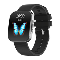 U19 Smartwatch 1,85 Zoll AMOLED Gebogener Bildschirm Aluminiumlegierung IP68 Wasserdicht Gesundheits- und Fitness-Armbanduhr für Männer Täglicher Sport