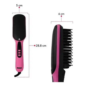 Cepillo Alisador de Pelo Iónico RCA, Pantalla de Temperatura LED Eléctrica, Placas MCH de Turmalina, Personalizadas para Uso en RV - Product Image 4