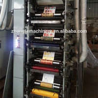 Machine d'impression d'autocollants en papier 6 couleurs, Machine d'impression UV Flexo, meilleure vente en chine