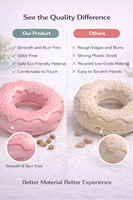 Jouet pour chien en forme de donut avec logo personnalisé, distributeur de friandises, soins dentaires, sélection pour présentoir de vente au détail pour les magasins d'animaux