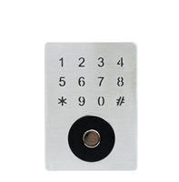 Boîtier en métal 13.56MHz clavier tactile à broches RFID lecteur autonome contrôleur prise en charge carte IC 5000 utilisateur pour un contrôle d'accès de porte