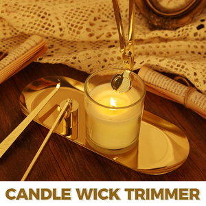 Hot Selling Household Stainless Steel Gold 4-in-1 <b>Candle</b> Care Kit <b>Wick</b> Snuffer Trimmer Set with for Fragrance Accessories - Product Image 5