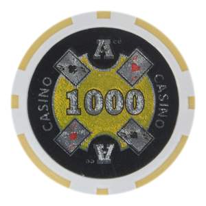 Ace Casino Jetons de poker de haute qualité de 14 grammes avec expérience de jeu Premium Tray - Product Image 4