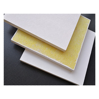 Panneau de plafond perforé moderne insonorisant et ignifuge en fibre de verre ISOKING