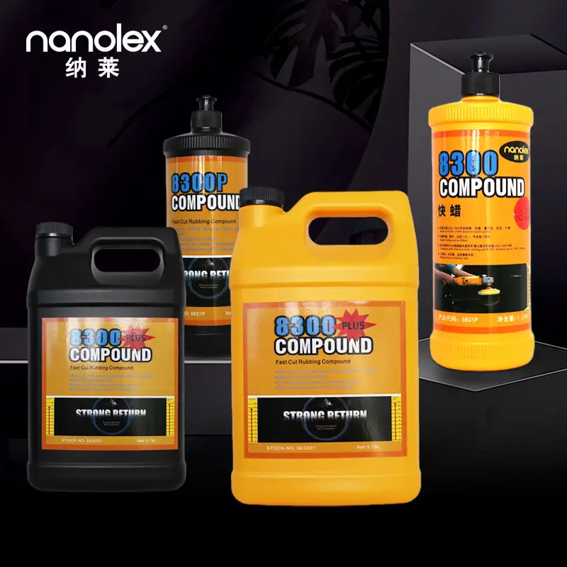 Nanolex 8300P, productos compuestos de pulido para el cuidado del coche solubles en agua, productos de pulido para coche, compuesto de pulido