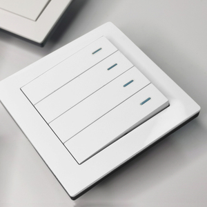 Nhà chuyển đổi ánh sáng và ổ cắm trống tấm Trung Quốc nhà máy trực tiếp bán số lượng lớn giá Trắng điện tường thiết bị chuyển mạch - Product Image 2