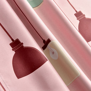 Tissu pour rideau de lampe suspendue imprimé, mélange semi-occultant filtrant la lumière, vendu <span class=keywords><strong>au</strong></span> <span class=keywords><strong>mètre</strong></span> - Product Image 6