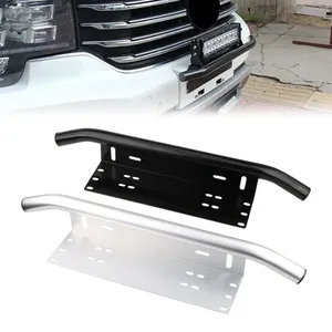 Aluminum Off Road LED Frame Holder Front Bumper License Plate SUV <b>Lamp</b> Holder Universal Mount Bracket - Product Image 1