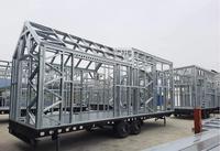 Cabane modulaire portable en acier léger avec design contemporain pour l'extérieur, les parcs et la salle de bain
