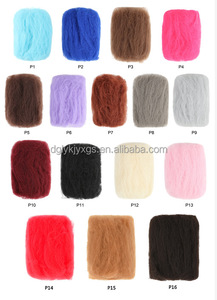 Cheveux afro crépus en vrac <span class=keywords><strong>pour</strong></span> <span class=keywords><strong>dreadlocks</strong></span> et tresses, accessoires, cheveux afro crépus en vrac <span class=keywords><strong>pour</strong></span> tressage, cheveux synthétiques - Product Image 6