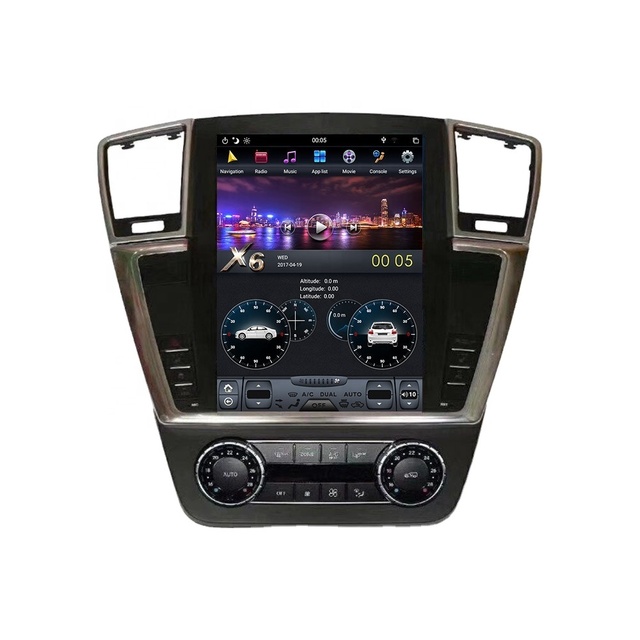 For Mercedes-Benz GL ML W166 X166 Android 9 4+64G 2012-2015 Tesla Screen Radio Car Multimedia No Dvd Player GPS Navi Head Unit