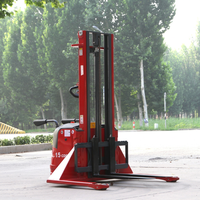 Gerbeur électrique autostable OEM ODM 2000 kg avec jambes larges fixes pour entrepôt à allées étroites, chariot élévateur à fourches de 4,5 m