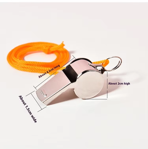 Sifflet d'arbitre de football et de basketball professionnel portable avec logo personnalisé, sifflet sportif en métal pour les sports et les jeux - Product Image 1
