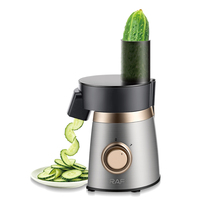 RAF R.8805 200W 6-in-1 elektrische groentesnijder Grote invoeropening Snijden, raspen, julienne, frieten, afneembaar, eenvoudig schoon te maken