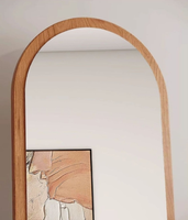 Merveilleux long irrégulier forme décor à la maison mural salon chambre décoratif salle de bain ondulé corps complet miroir de sol