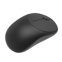 Mouse Nirkabel Ultra-tipis 2.4G Berkualitas Tinggi dengan Lampu LED, Dapat Diisi Ulang, Cocok untuk Komputer Desktop