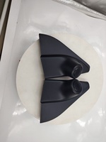 Cover Speaker Tweeter Pintu Depan Hitam Berkualitas Tinggi untuk Toyota Hilux 2015-2024 Grosir