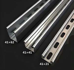 รางเหล็กชุบสังกะสีแบบมีร่อง คุณภาพดี สำหรับติดตั้งแผงโซลาร์เซลล์ - Product Image 6