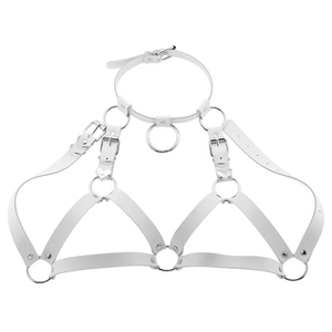 อุปกรณ์เสริมความรัก LOVE.SM ชุดหนังรัดร่างกาย อุปกรณ์ฝึกฝนสำหรับผู้ชาย ผู้หญิง ผลิตภัณฑ์สำหรับผู้ใหญ่ ของเล่นทางเพศ กุญแจมือ ปลอกคอ สำหรับการเล่นบทบาทสมมติ - Product Image 5