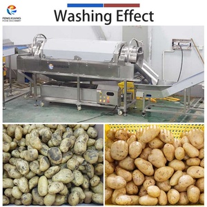 Commercial Potato Rotary Drum Washer <b>Machine</b> Potato Washing <b>Machine</b> to Remove Heavy Mud - Product Image 3