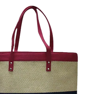 Plain Jute & <b>Canvas</b> Ladies Hand Bag Manufacture in India with Nice <b>Canvas</b> Handle - Product Image 2