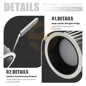 Luces LED Empotradas de Fábrica a Precio Mayorista, Impermeables IP65, Focos SMD para Interiores, Lámparas de 7W, 12W, 10W, 15W, 20W - Product Image 6