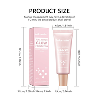 Fond de teint liquide hydratant Lakerain, éclat naturel, longue tenue, correcteur, illuminateur et fond de teint