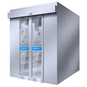 Double Door Automatic Air Shower Clean Room For Pharmaceutic & Medical Air Cleaning Equipment Air Shower