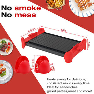 바쁜 대학생과 직장인 추천 전자레인지 샌드위치 메이커 그릴드 치즈 메이커 논스틱 식기세척기 사용 가능 베이킹 조리 팬 - Product Image 3