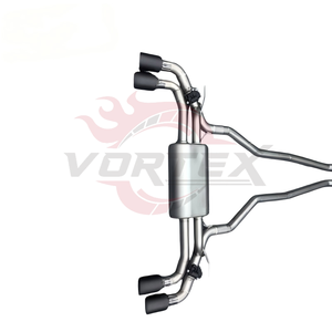 Sistema de escape Valvetronic Vortex SS304 compatible con BMW 540i G30 G38 B58 3.0T Performance Racing Catback - Product Image 5