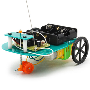 Kit de voiture télécommandée R3W6, jouet éducatif en plastique 27MHz pour expériences scientifiques, âge 7-9 ans - Product Image 3