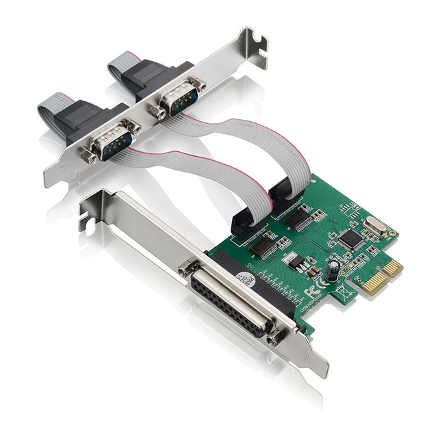 WCH382L High Quality PCI Express Controller Card 2 Serial Port 1 Parallel Interface Double Layer Stackable PCB Desktop Computer