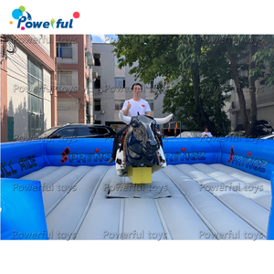 Jeu de sport d'intérieur en plein air rodéo gonflable Bull Amusement Park Ride gonflable mécanique Bull Ride - Product Image 3