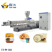 Extrudeuse bivis pour usine de riz nutritionnel FRK, ligne de traitement du riz fortifié, sécheur à four électrique et à gaz