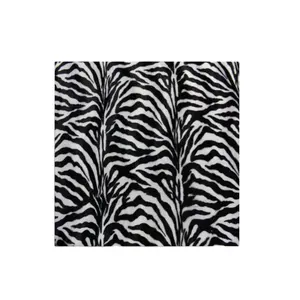 2022 NEU 100% Polyester Zebra druck Stoff Animal Print Fleece Stoff für Decke/Futter/Kleidungs stück/Bettwäsche